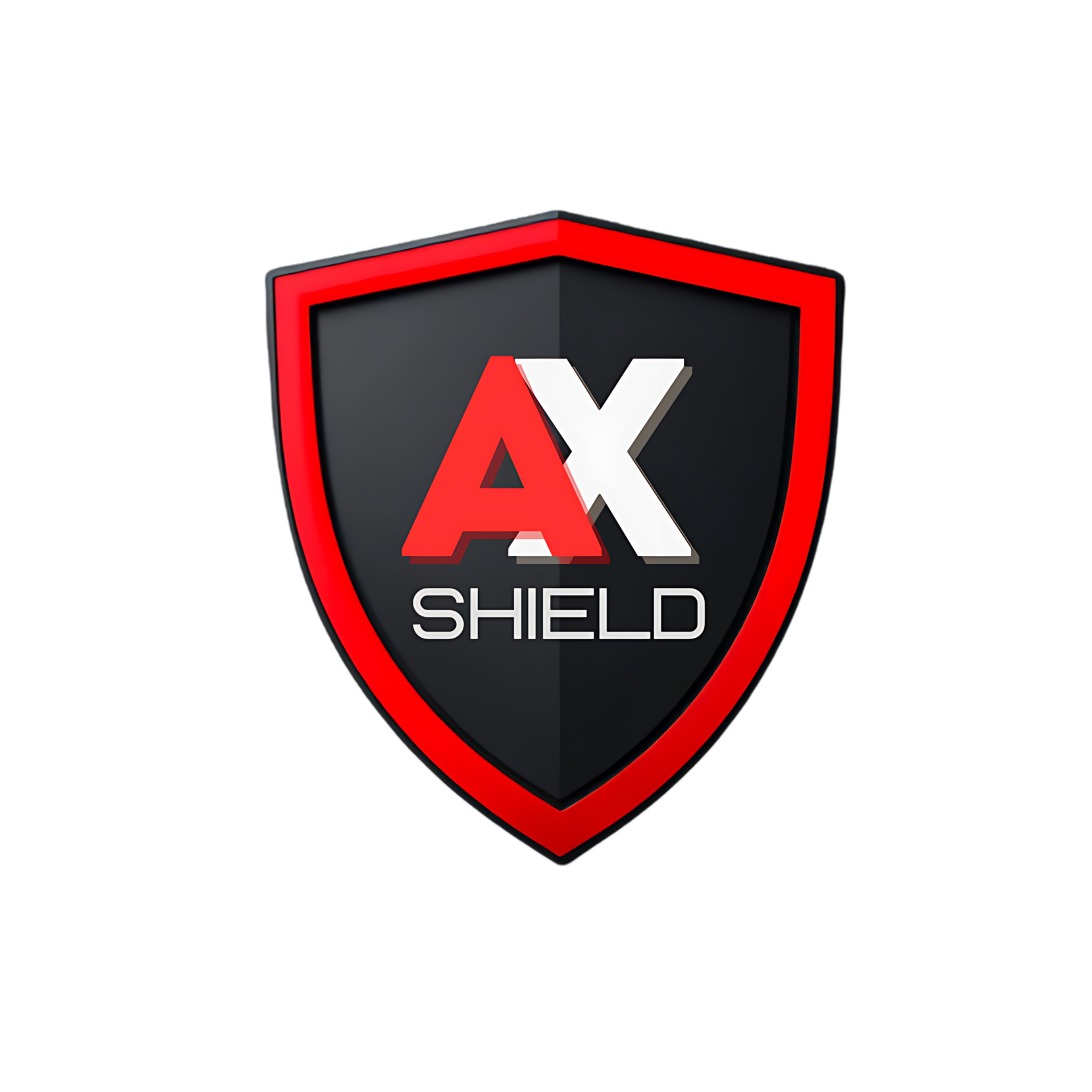 Logo of a shield with AX in the center